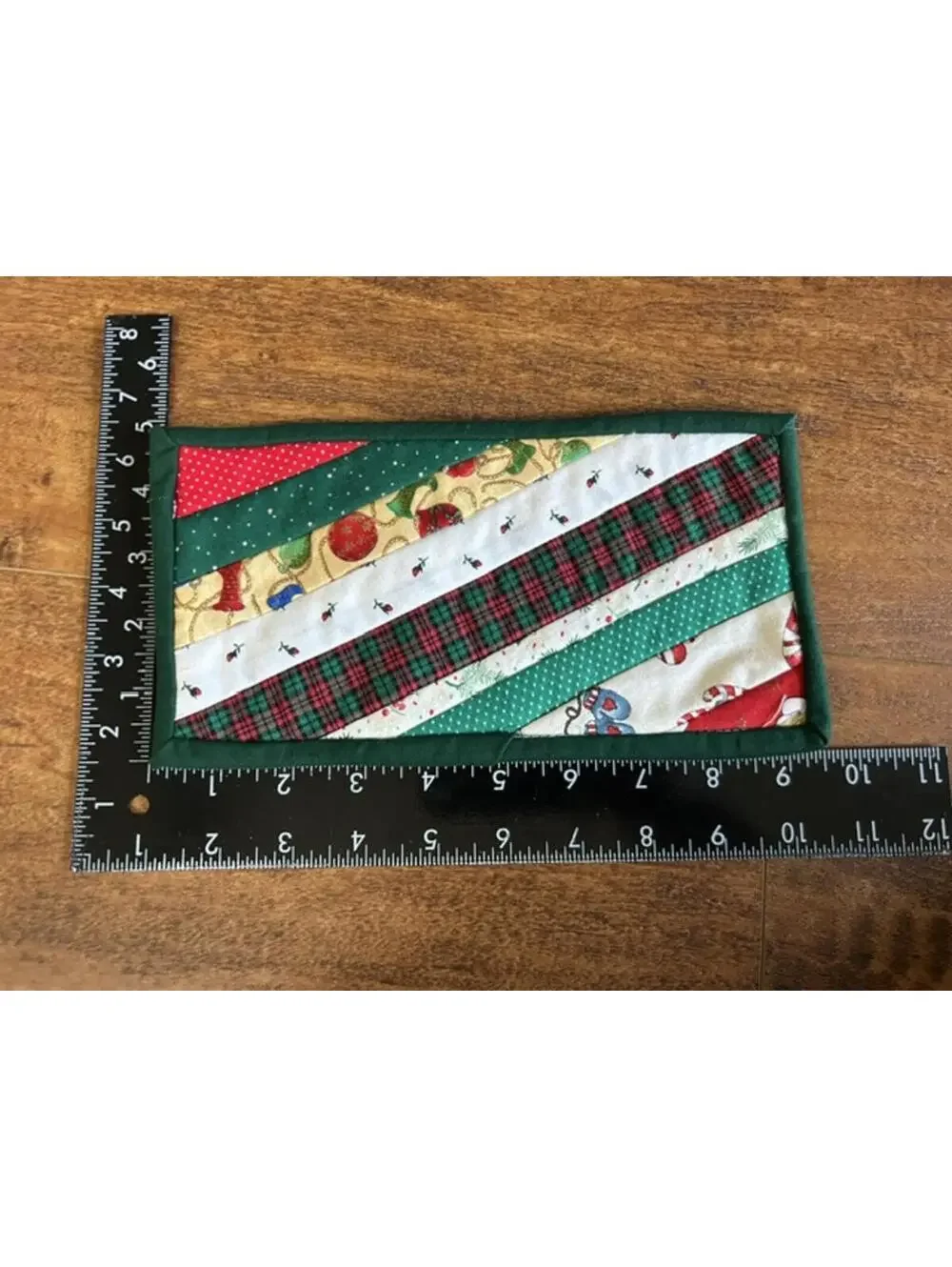 Set of 4 Handmade Christmas Quilted Potholders